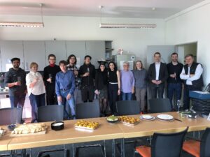 Group photo of Mahsa Altafi and her guests at PhD celebration